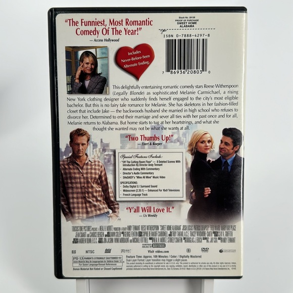 Sweet Home Alabama. Reese Witherspoon. Patrick Dempsey. - Picture 3 of 4